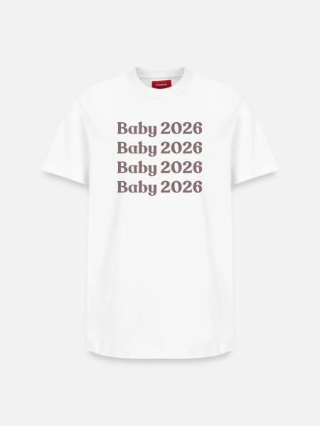 Bébé 2026 - T-shirt unisexe décontracté en coton Supima – de SPREAD - blanc