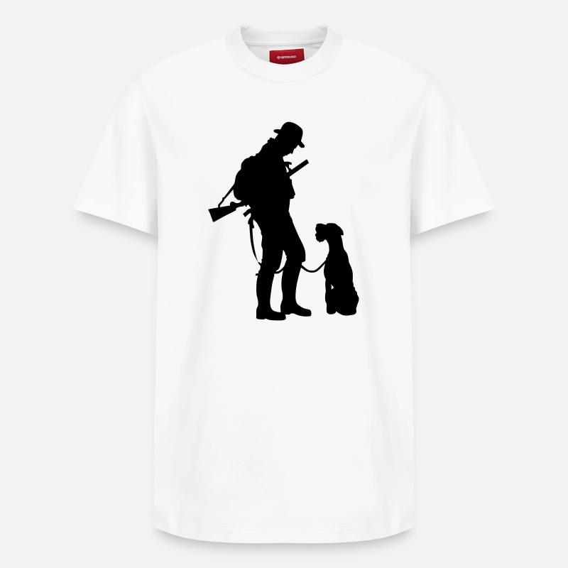 Chasseur - T-shirt unisexe décontracté en coton Supima – de SPREAD - blanc