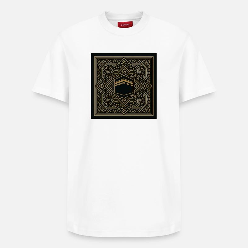 La Mecque - T-shirt unisexe décontracté en coton Supima – de SPREAD - blanc
