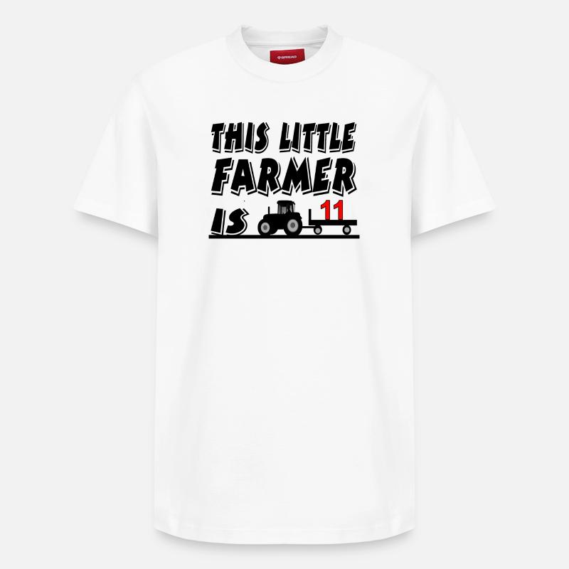 Bauer - Relaxed Unisex Supima Cotton T-Shirt – von SPREAD - Weiß