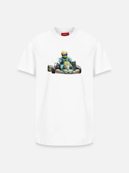 Kart - T-shirt unisexe décontracté en coton Supima – de SPREAD - blanc
