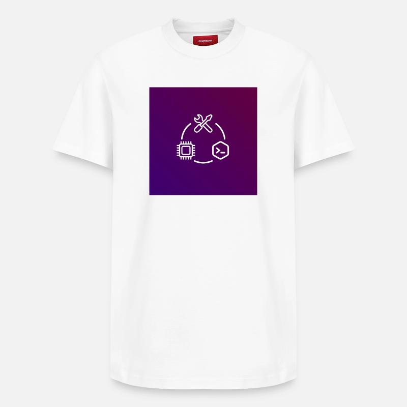 TechKreis Chip Code Tool - Relaxed Unisex Supima Cotton T-Shirt – by SPREAD - white