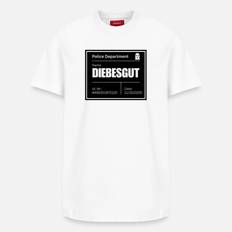MUGSHOT - Relaxed Unisex Supima Cotton T-Shirt – von SPREAD - Weiß