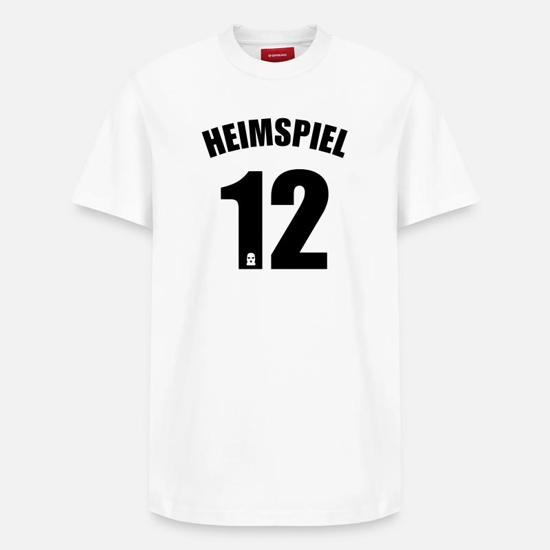 Match à domicile - T-shirt unisexe décontracté en coton Supima – de SPREAD - blanc
