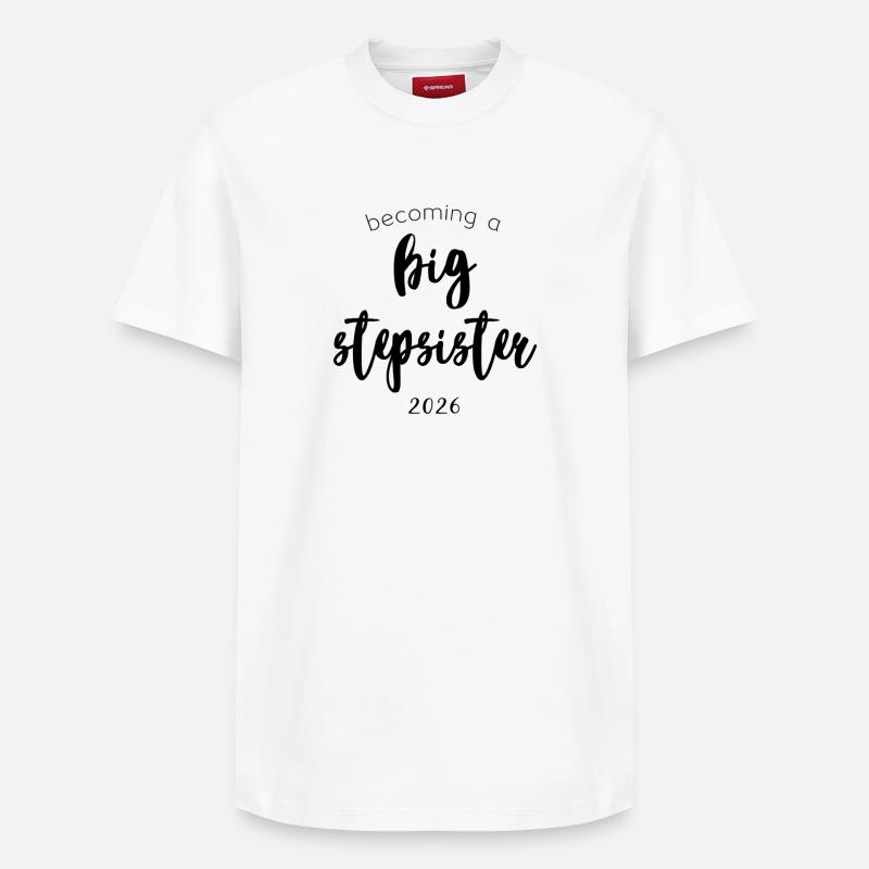 Future demi-sœur - T-shirt unisexe décontracté en coton Supima – de SPREAD - blanc