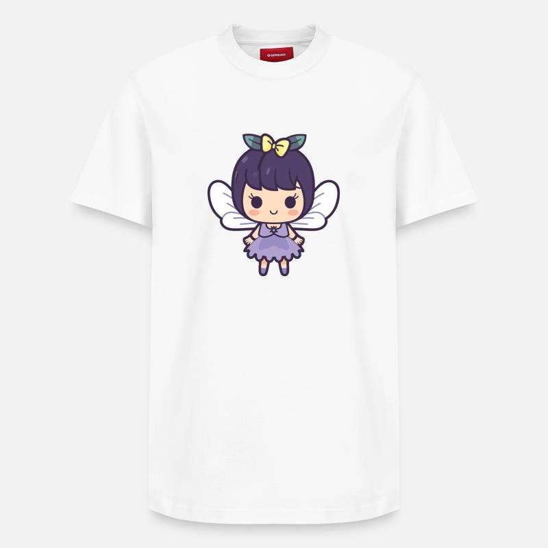 Fee Comic Niedlich - Relaxed Unisex Supima Cotton T-Shirt – von SPREAD - Weiß