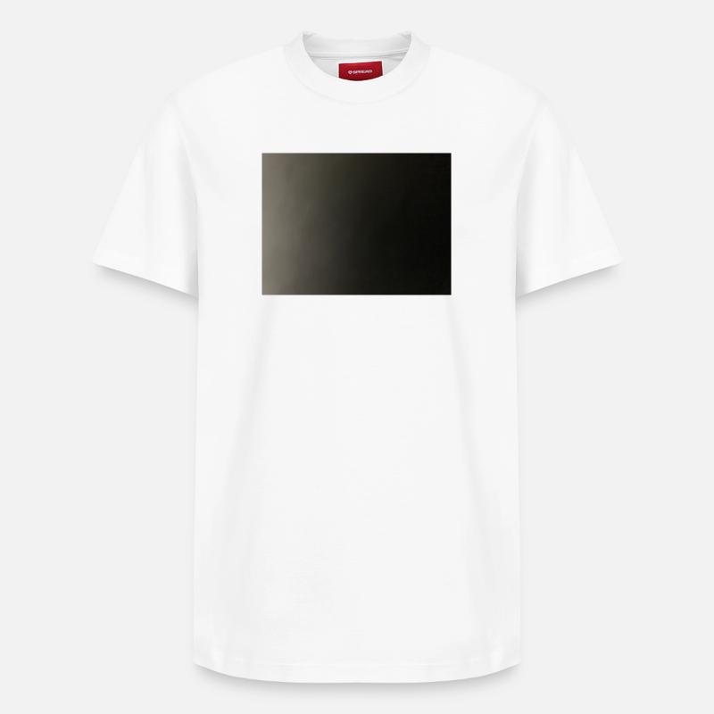 Dégradé de brouillard gris foncé - T-shirt unisexe décontracté en coton Supima – de SPREAD - blanc