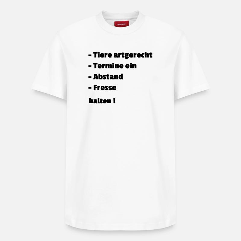 Tenir - T-shirt unisexe décontracté en coton Supima – de SPREAD - blanc