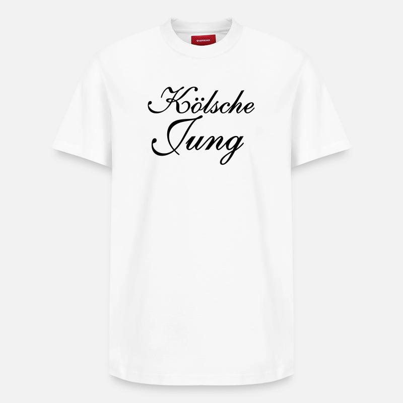 Cologne Young - T-shirt unisexe décontracté en coton Supima – de SPREAD - blanc