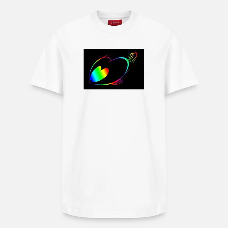 Filou speed poster - T-shirt unisexe décontracté en coton Supima – de SPREAD - blanc