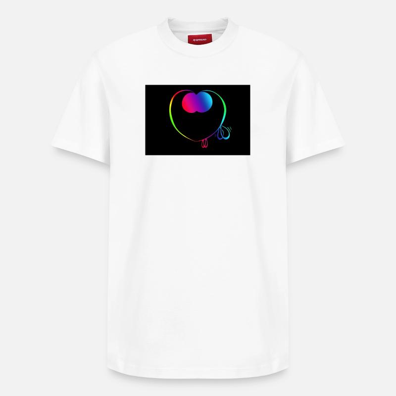 Filou trop mignon poster - T-shirt unisexe décontracté en coton Supima – de SPREAD - blanc