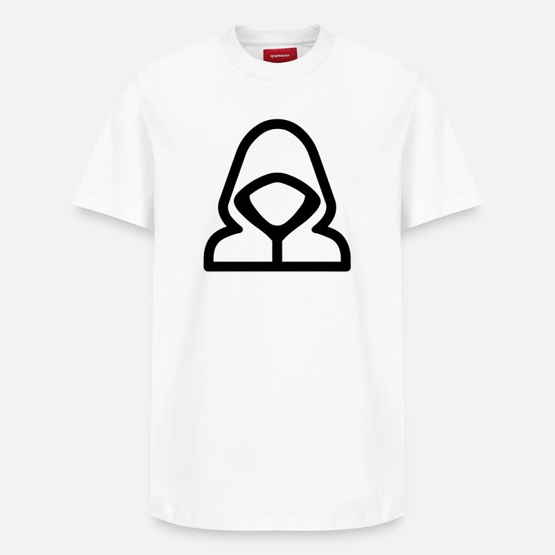 Hacker - Relaxed Unisex Supima Cotton T-Shirt – von SPREAD - Weiß