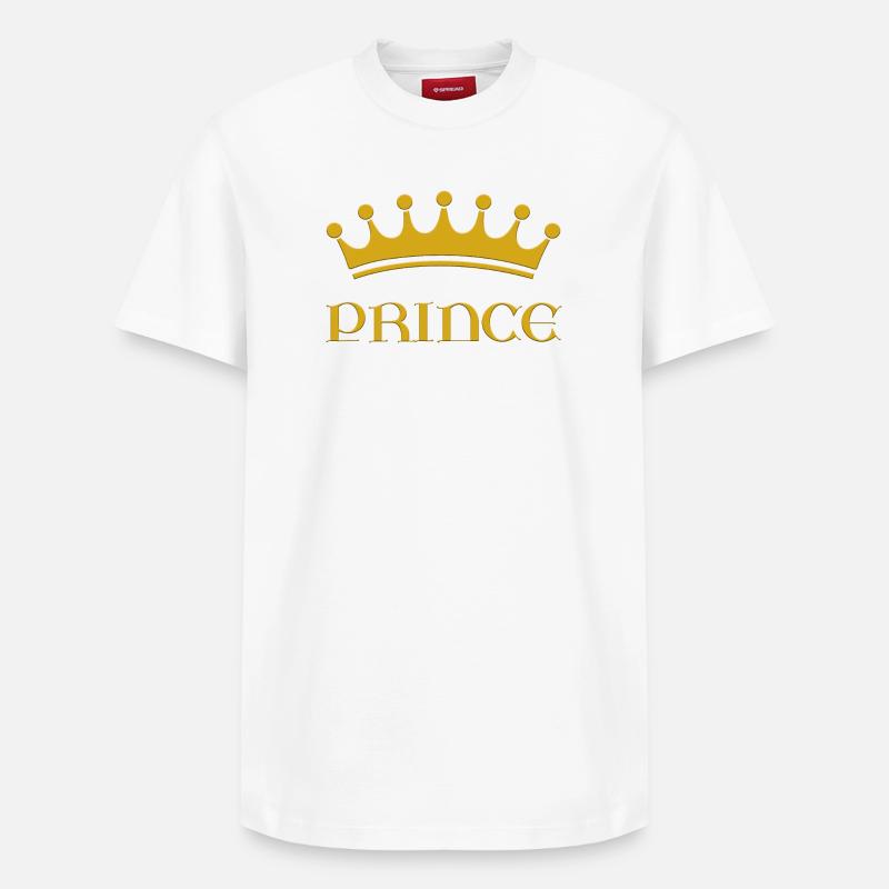 Prince - T-shirt unisexe décontracté en coton Supima – de SPREAD - blanc