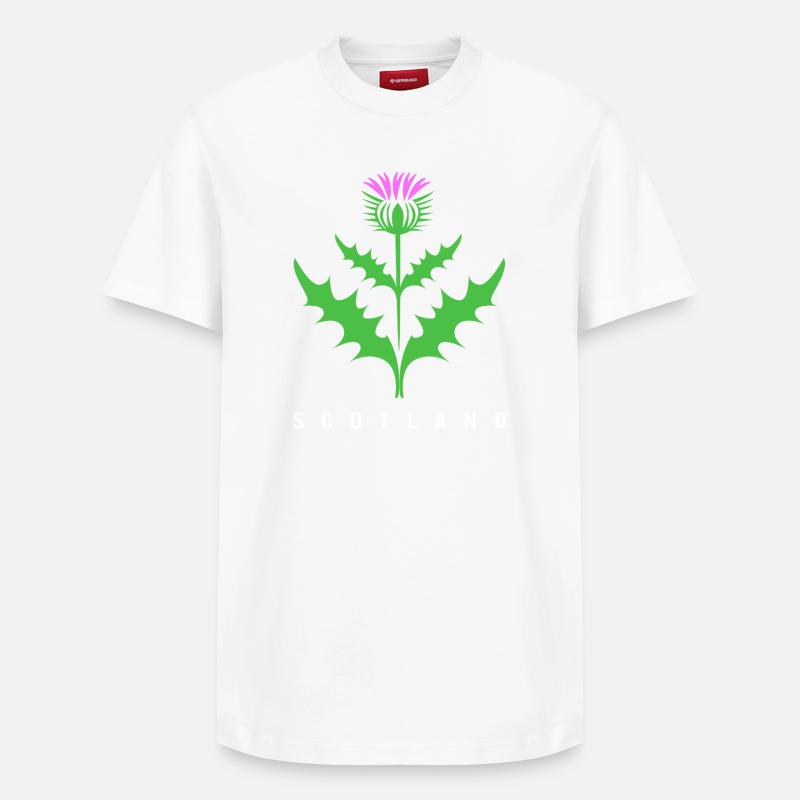 Écosse Écossais Écossais écossais - T-shirt unisexe décontracté en coton Supima – de SPREAD - blanc