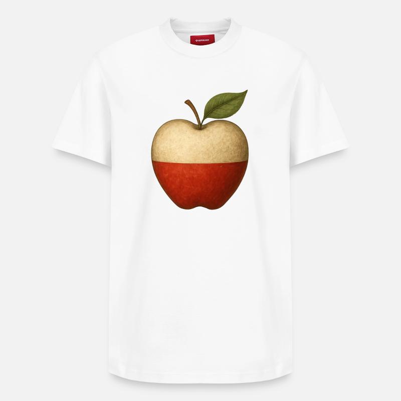 Pologne - T-shirt unisexe décontracté en coton Supima – de SPREAD - blanc