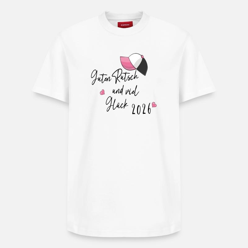 Bonne Année - T-shirt unisexe décontracté en coton Supima – de SPREAD - blanc