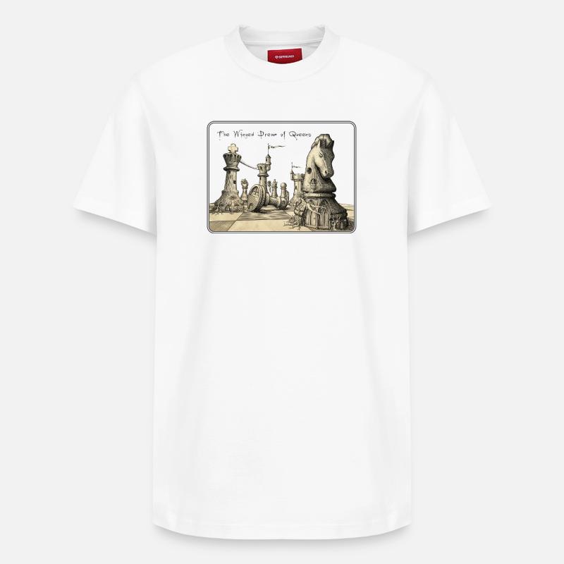 Rêve ailé des reines - T-shirt unisexe décontracté en coton Supima – de SPREAD - blanc