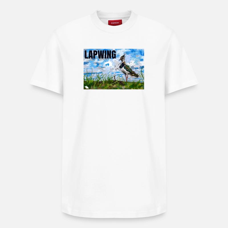 Vanneau - T-shirt unisexe décontracté en coton Supima – de SPREAD - blanc