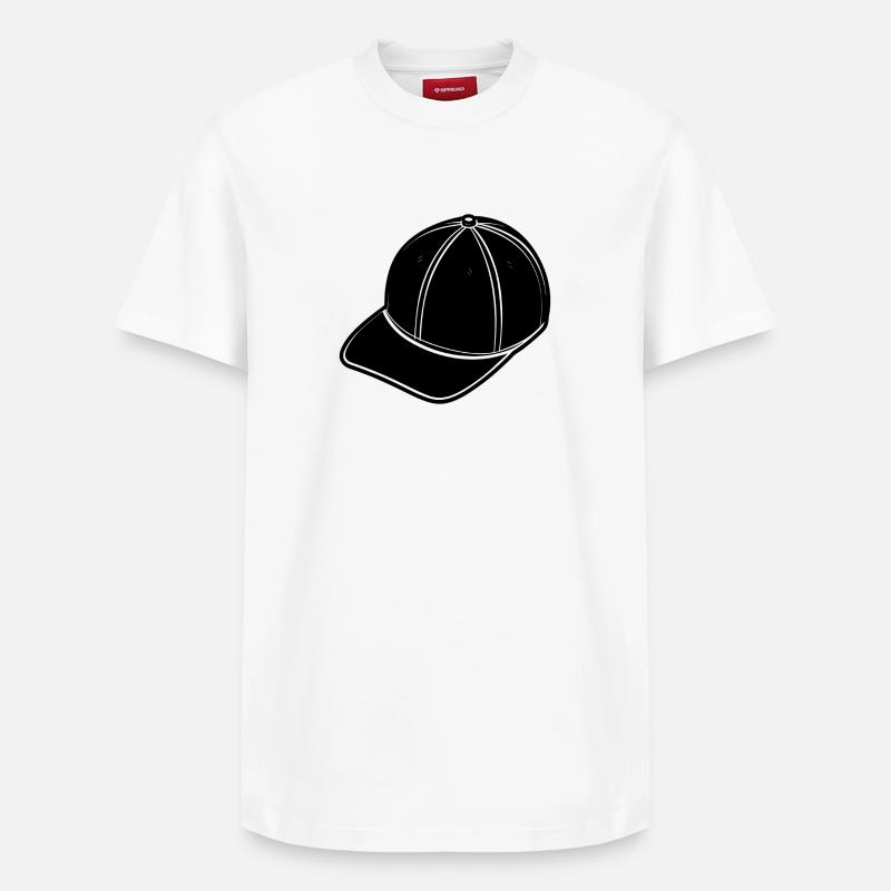 Casquette de rap - T-shirt unisexe décontracté en coton Supima – de SPREAD - blanc