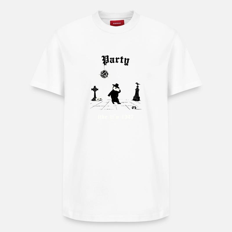 Like It's 1347 Tee - Relaxed Unisex Supima Cotton T-Shirt – von SPREAD - Weiß