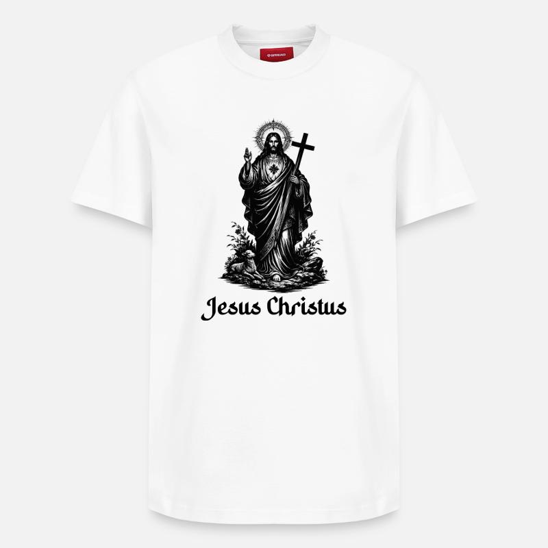 Mon Dieu - T-shirt unisexe décontracté en coton Supima – de SPREAD - blanc