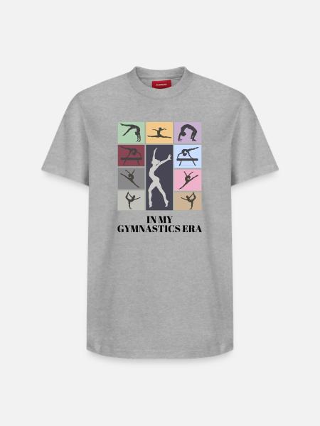 In my gymnastics era - Relaxed Unisex Supima Cotton T-Shirt – by SPREAD - white