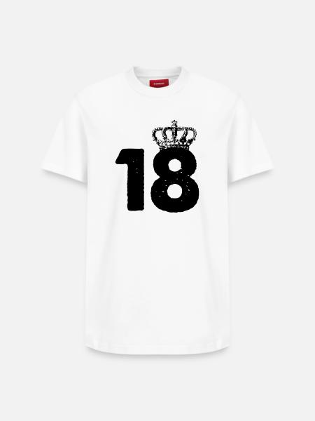 18 Crowns - Relaxed Unisex Supima Cotton T-Shirt – by SPREAD - white