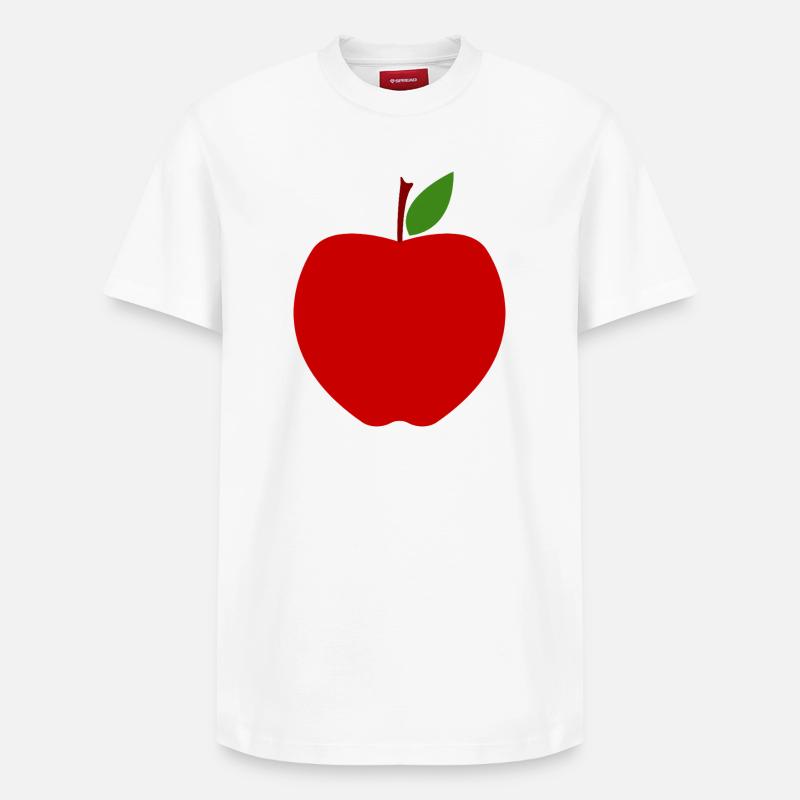 Pomme - T-shirt unisexe décontracté en coton Supima – de SPREAD - blanc