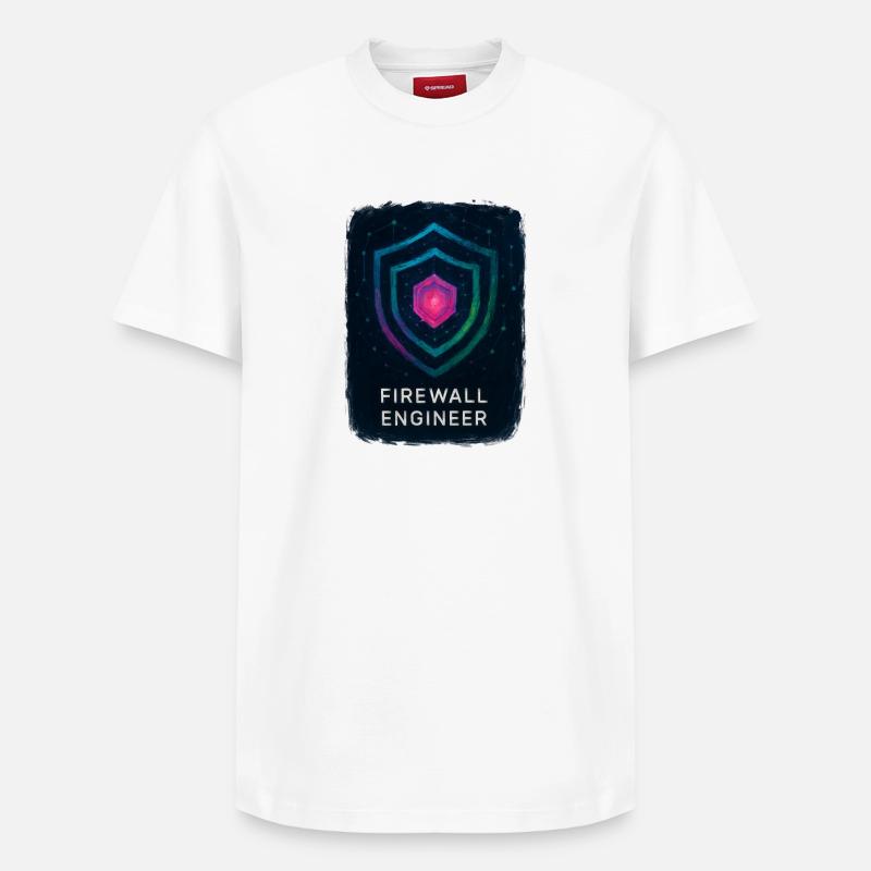 Firewall Engineer - Cybersecurity - Relaxed Unisex Supima Cotton T-Shirt – by SPREAD - white