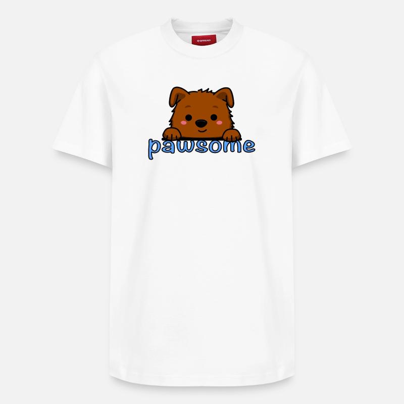 Gentil ! - T-shirt unisexe décontracté en coton Supima – de SPREAD - blanc