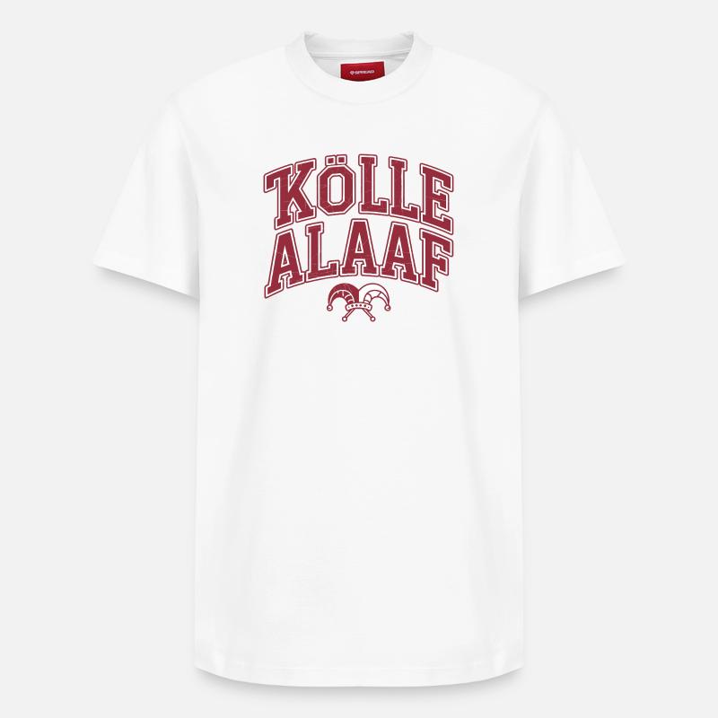 Kölle Alaaf - T-shirt unisexe décontracté en coton Supima – de SPREAD - blanc