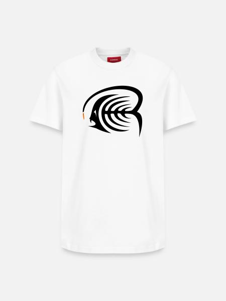 Anglerfisch - Relaxed Unisex Supima Cotton T-Shirt – von SPREAD - Weiß