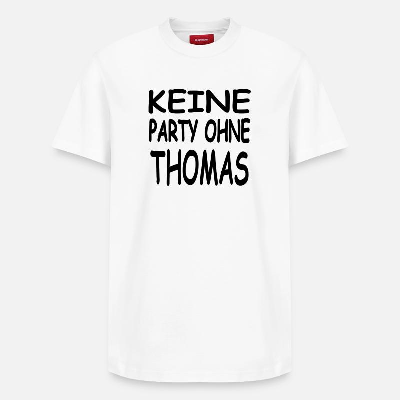 Thomas - T-shirt unisexe décontracté en coton Supima – de SPREAD - blanc