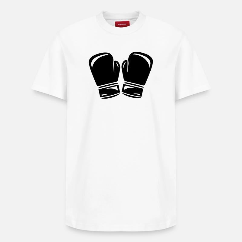 boxe - T-shirt unisexe décontracté en coton Supima – de SPREAD - blanc