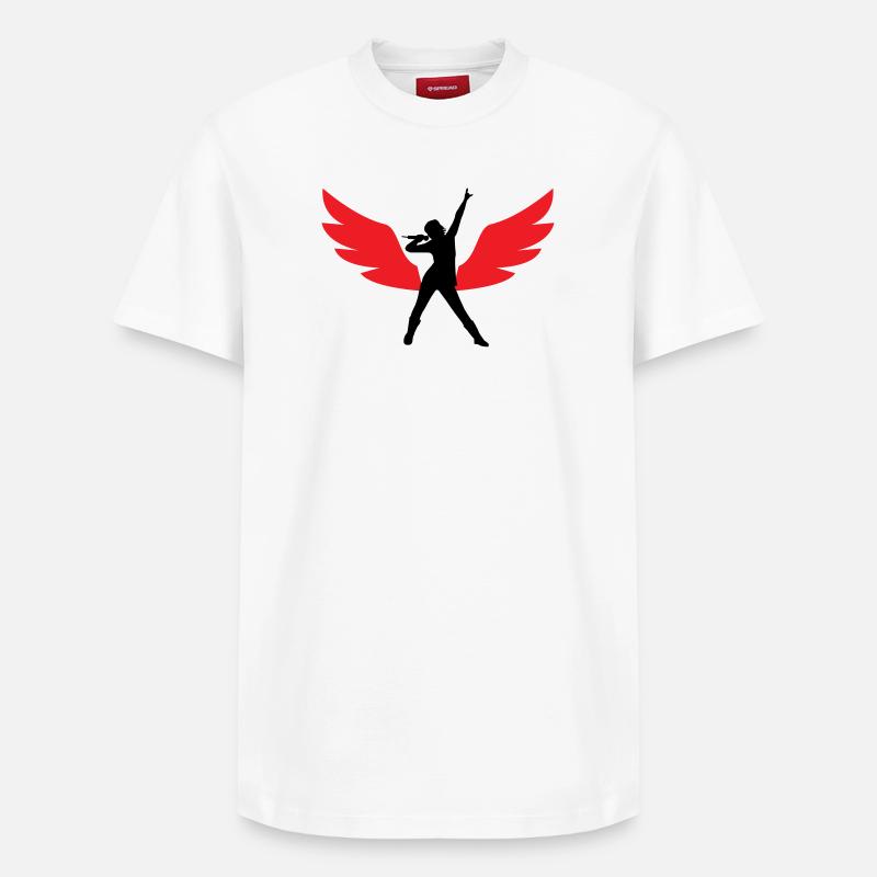 Top meilleure chanteuse stylée  - T-shirt unisexe décontracté en coton Supima – de SPREAD - blanc