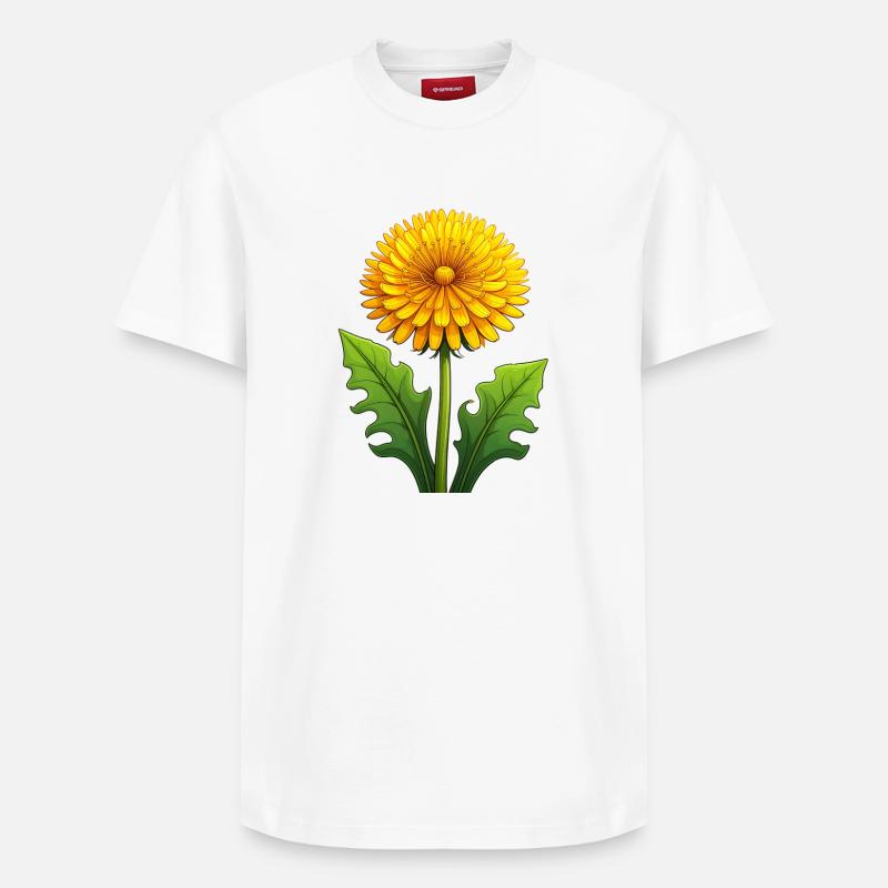 Pissenlit - T-shirt unisexe décontracté en coton Supima – de SPREAD - blanc