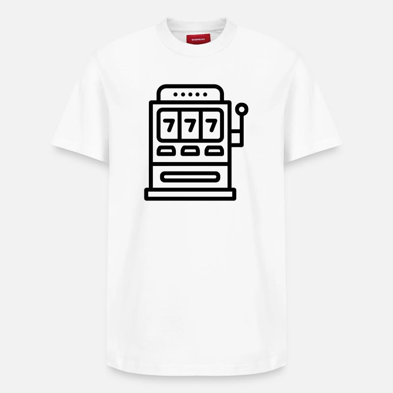 Casino - T-shirt unisexe décontracté en coton Supima – de SPREAD - blanc