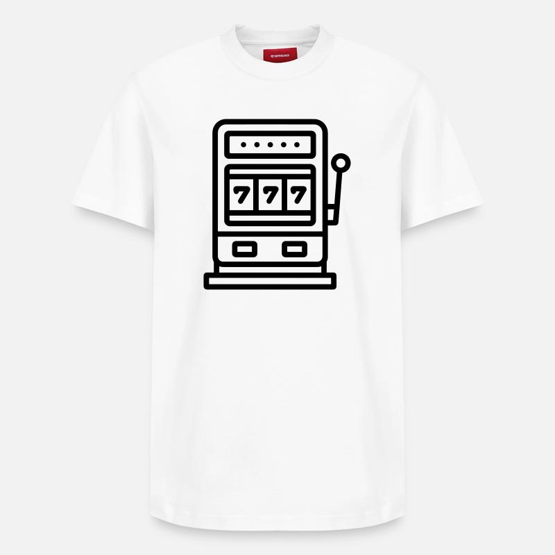 Casino - T-shirt unisexe décontracté en coton Supima – de SPREAD - blanc