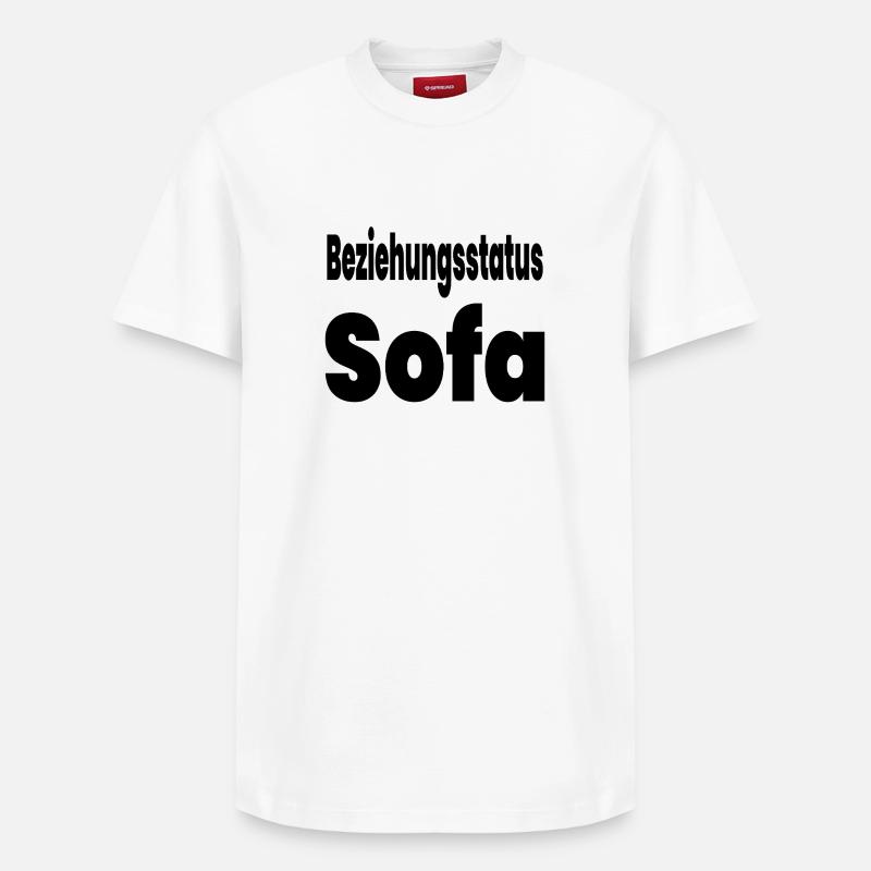 canapé - T-shirt unisexe décontracté en coton Supima – de SPREAD - blanc