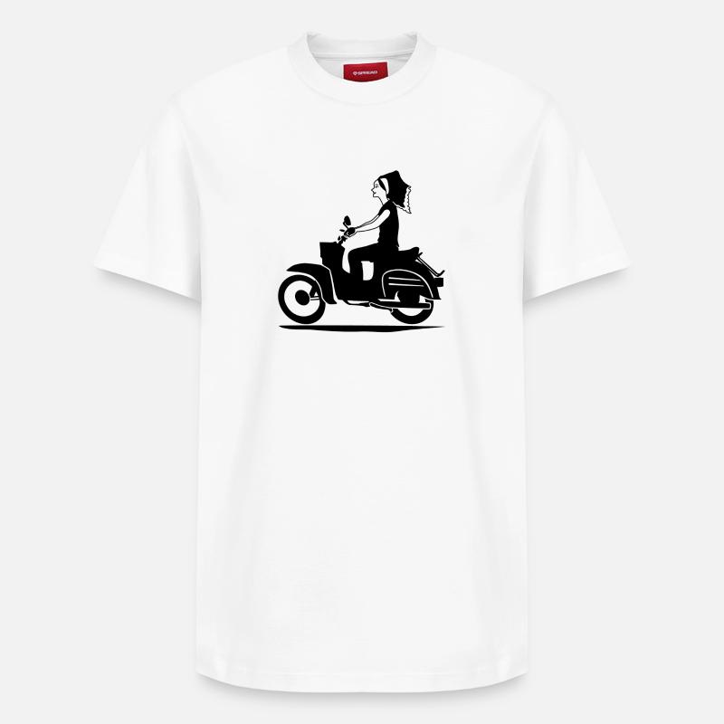 DELNJOSERBOWKA - MOBYL - T-shirt unisexe décontracté en coton Supima – de SPREAD - blanc