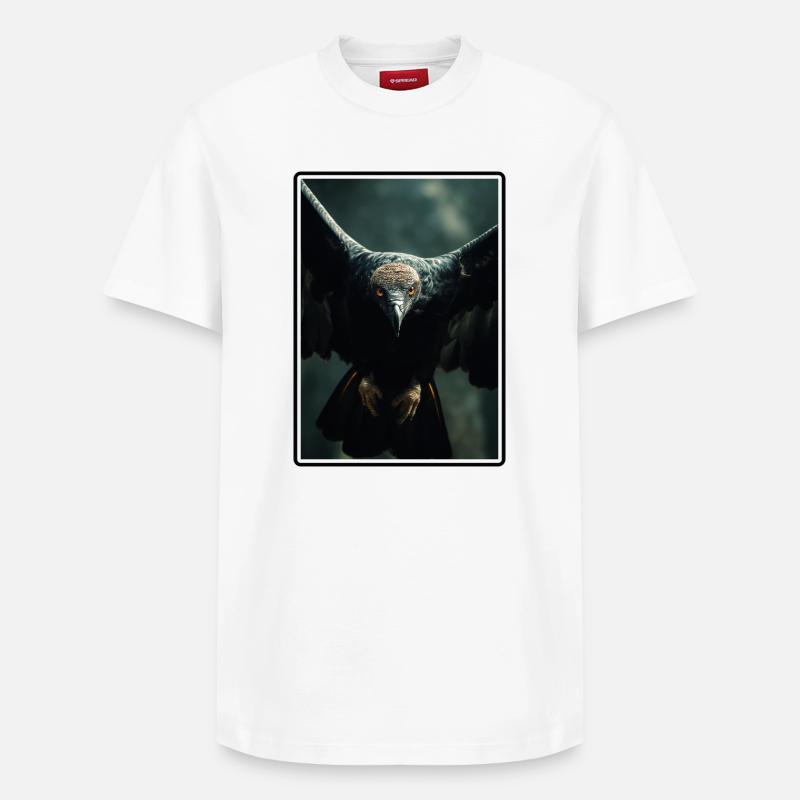 Geier - Relaxed Unisex Supima Cotton T-Shirt – von SPREAD - Weiß