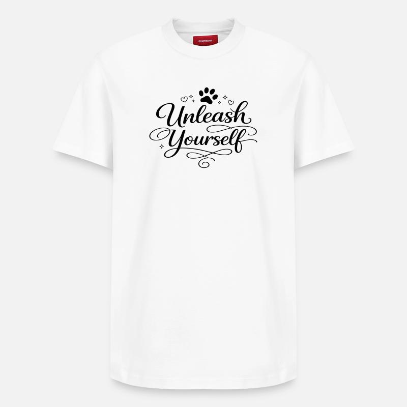 Libérez-vous - T-shirt unisexe décontracté en coton Supima – de SPREAD - blanc