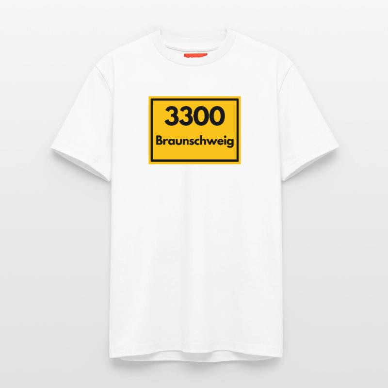OLD POSTCODE POSTCODE RETRO 3300 BRAUNSCHWEIG Relaxed Unisex Supima Cotton T-Shirt – by SPREAD