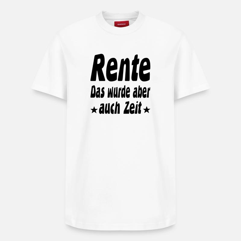 Pension - T-shirt unisexe décontracté en coton Supima – de SPREAD - blanc
