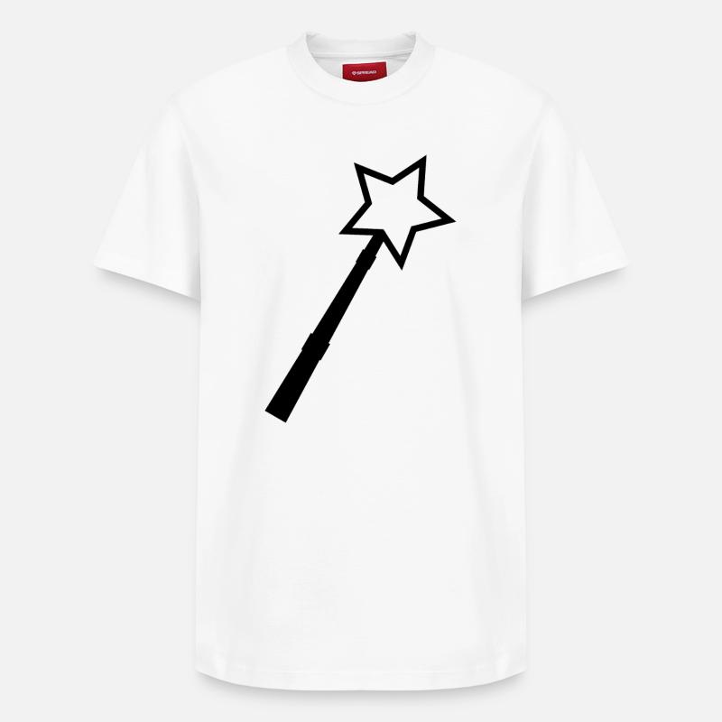 Baguette magique - T-shirt unisexe décontracté en coton Supima – de SPREAD - blanc