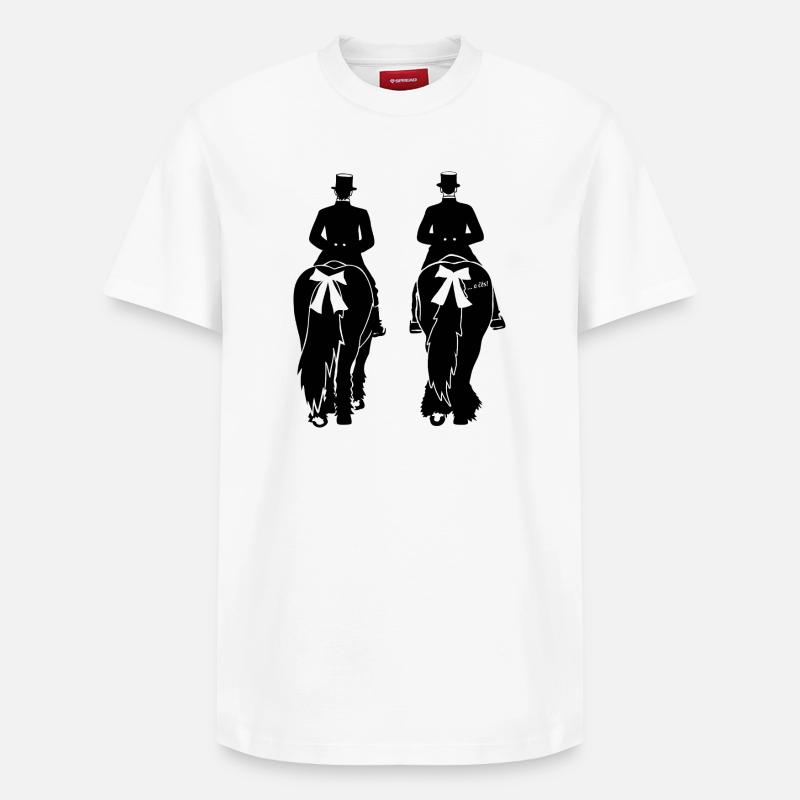 KŘIŽERJEJ ... A čěs ! - T-shirt unisexe décontracté en coton Supima – de SPREAD - blanc