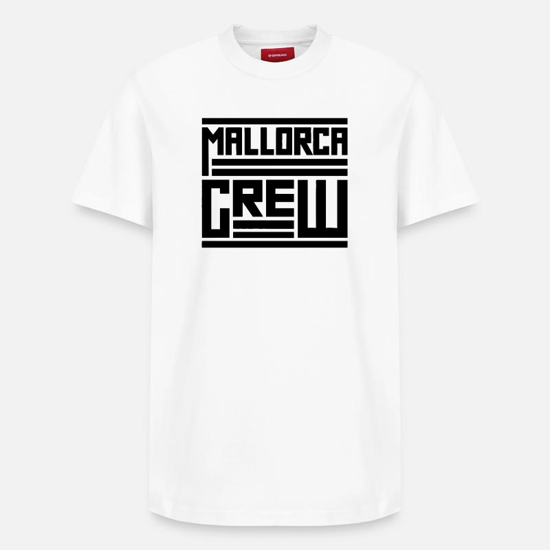 Équipage à Majorque - T-shirt unisexe décontracté en coton Supima – de SPREAD - blanc
