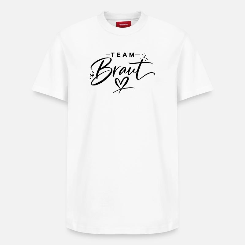 Équipe Bride - T-shirt unisexe décontracté en coton Supima – de SPREAD - blanc