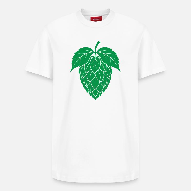 Houblon - T-shirt unisexe décontracté en coton Supima – de SPREAD - blanc