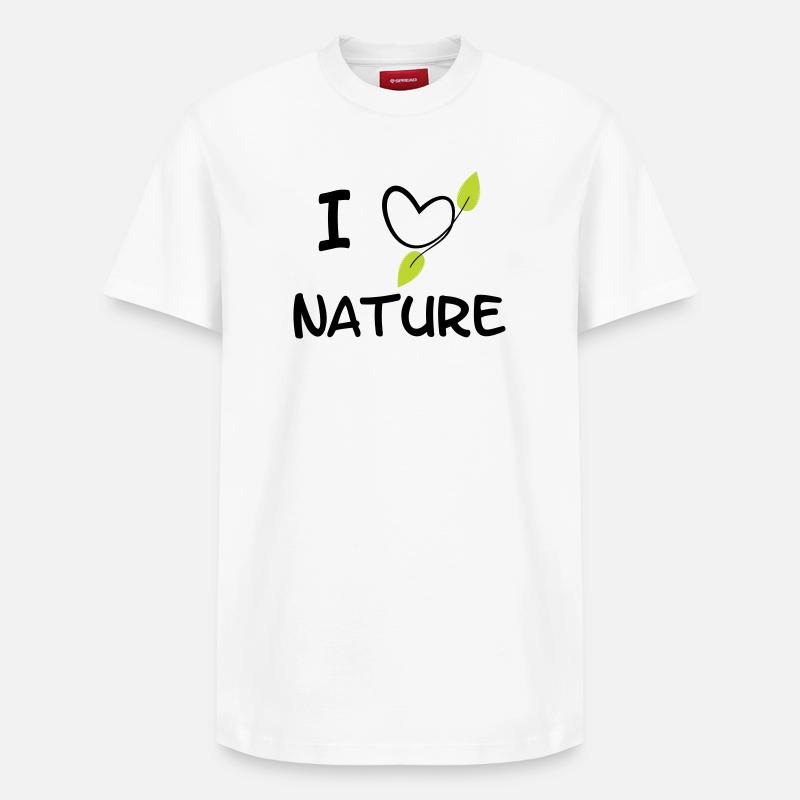 Nature Sauvage Rewilding Bio - T-shirt unisexe décontracté en coton Supima – de SPREAD - blanc